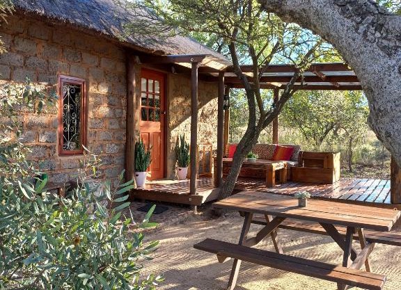 Five Pebbles on Piece of Africa