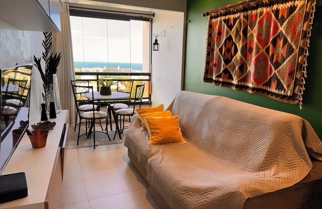 Flat 1km from Beach Park: Complete Leisure, AC, Wifi and Parking