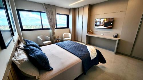 Flat de Luxo c/Quarto Privativo 21º Andar Vertigo