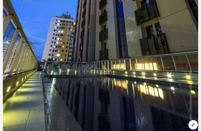 Flat Executivo c/Vista Panorâmica de Brasilia e Próximo da Estação do Metrô