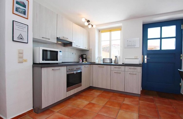 Flat in Klocksin with a garden