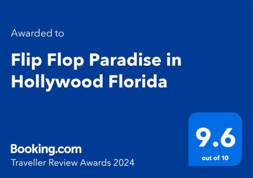 Flip Flop Paradise in Hollywood Florida