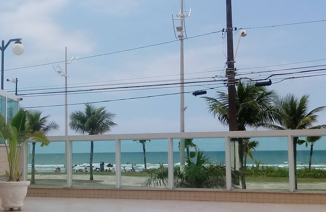 Foot in the sand at Praia Grande