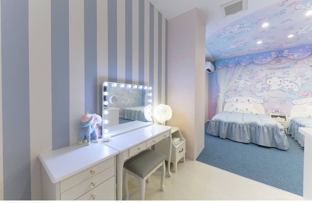 For 1 adult and 1 child Cinnamoroll Room Kawai /Mine Yamaguchi
