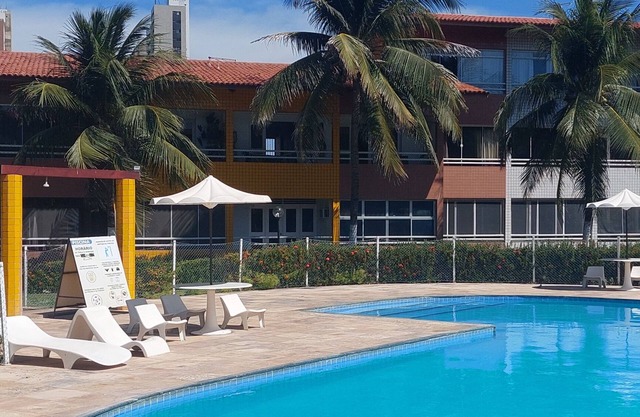 Fortaleza Beach - Ground floor apartment with 2 bedrooms/Swimming pools/Air conditioning/Wi-Fi/Garage