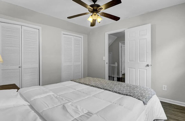 Freshly updated 4 bedrooms 2 bathrooms single home in the heart of Charleston, nested in a peaceful and family oriented neighborhood, offering a serene retreat from the bustling city.