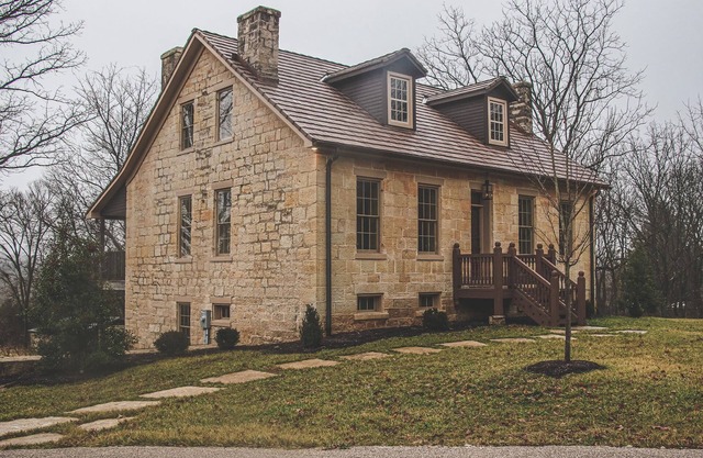 Funks Inn, a post civil war era home restored as it was in 1870.