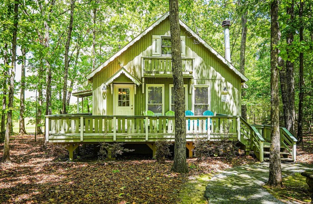 Fur babies welcome in this wooded view chalet!
