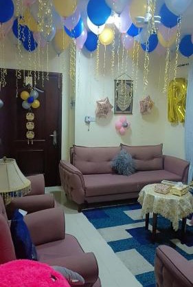 Furnished apartment -flat for rent