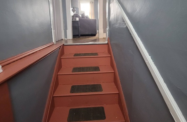 Furnished one bedroom, second floor unit