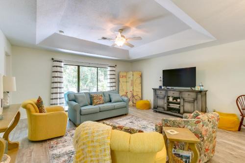 Furnished Patio Hilton Head Island Resort Cottage