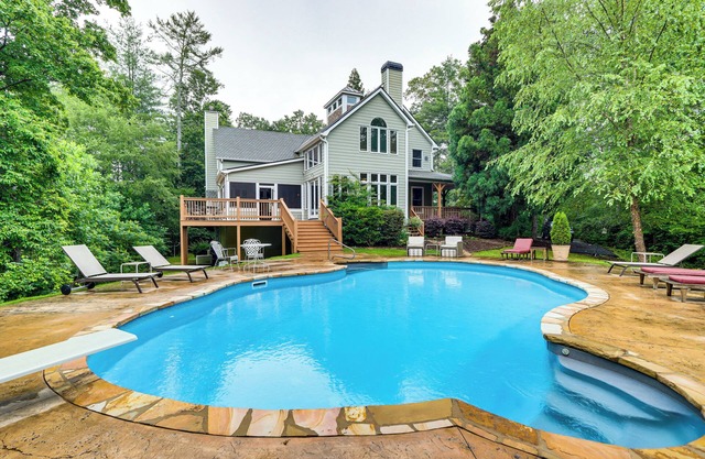 Game Room & Pool: Group Getaway in Dahlonega!