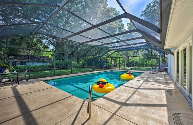 Game Room & Pool: Huge Lutz Family Retreat