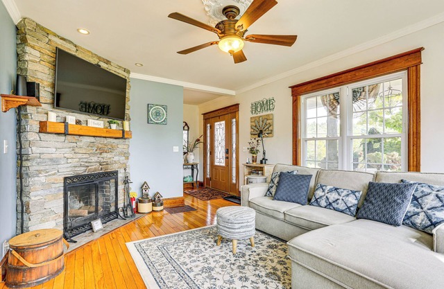 Game Room, Yard & Fire Pit: Spacious Catskills Gem
