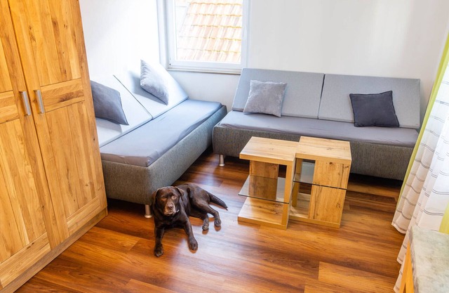 Geräumige Wohnung für bis zu 6 Gäste. Haustiere Erlaubt