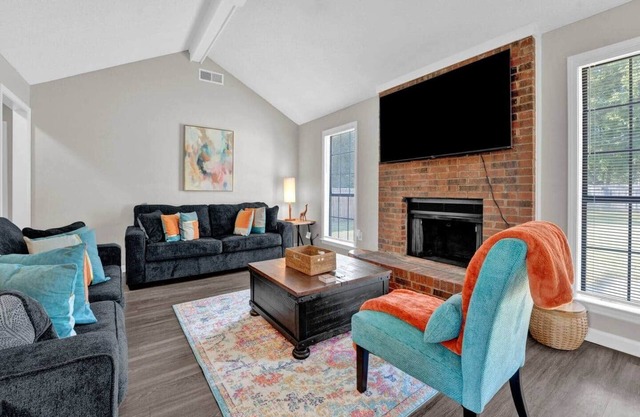 Glamorous 3BR 2BA Home · Spacious Fenced Backyard