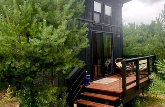 Glamping experience on an organic farm in Harbor Country.