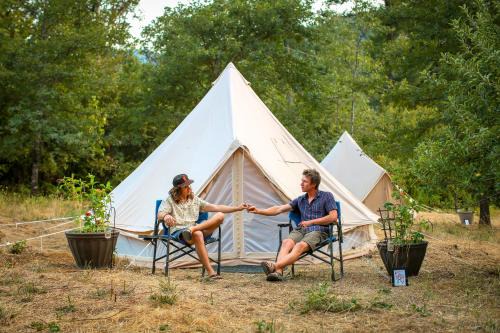 Glamping Tent with Farm Meals, Hike Trails & Kayaks
