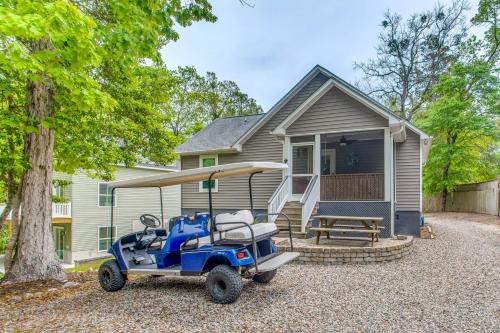 Golf Cart Included Little River Cottage with Deck!