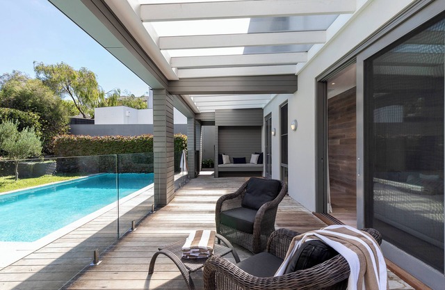 Grand Beachside Retreat in secluded location with iconic restaurant on doorstep.