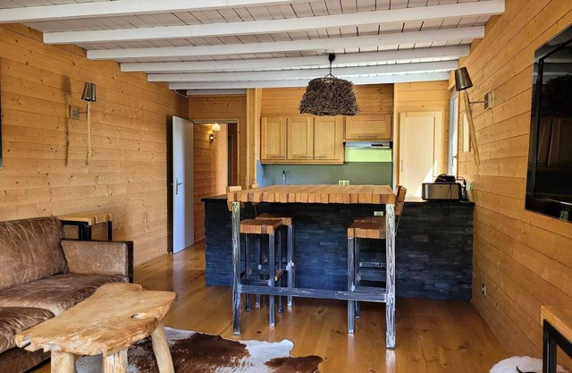 Grand Standing, 2-Zimmer-Wohnung komplett renoviert, Südbalkon auf Pisten, Betten bei Ankunft gemacht, in Pra Loup