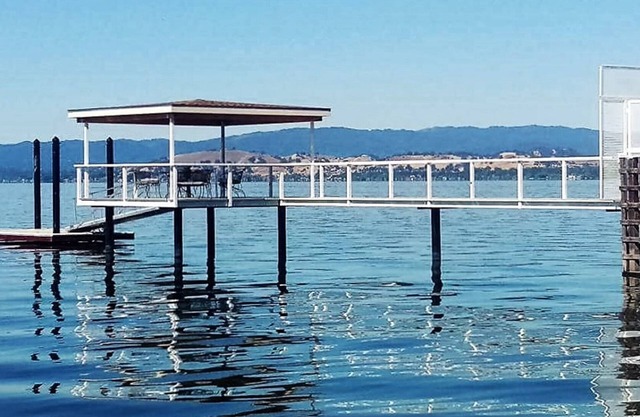 Great Price! Sunset Beach House private beach, firepits, hottub, dock, & more!