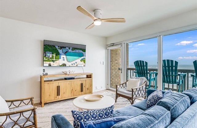 GSC Unit 513 | Pickleball, Pool, Hot Tub & BBQ | Beachfront View