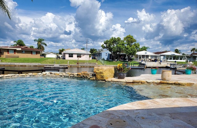 Gulf of Mexico Canal Cottage with Boat Dock