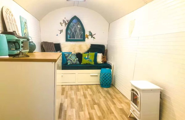Gypsy Mermaid Caravan Tiny House Glamping!