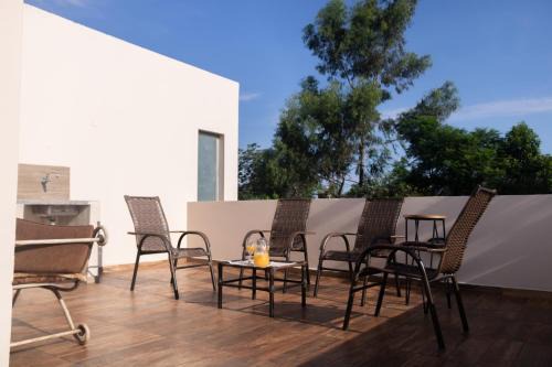 Habitaciones con amplia terraza a minutos del centro