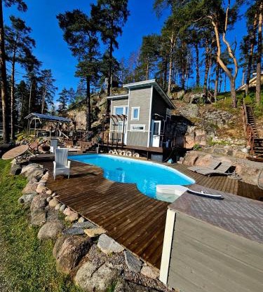 Harjula-kesämaja, sauna ja ulkoallas Tuusulassa