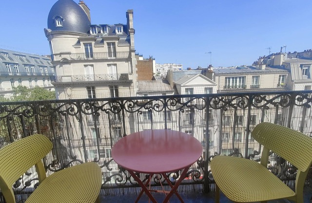 Haussmann-style apartment with balcony, next to Place de la Bastille.
