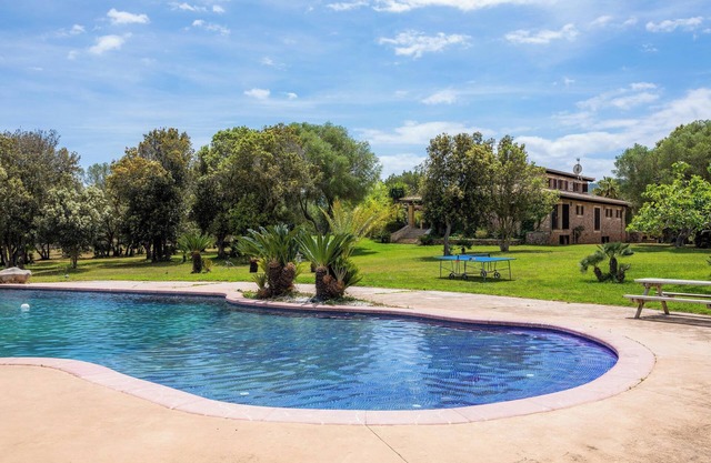 Holiday Villa Ribot with Mountain View, Pool, Wi-Fi, Garden & Terrace