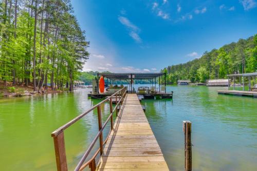 Home on Lake Lanier with Dock and Water Views