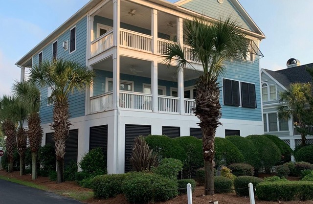 Home with ocean views and pool access located in Charlestowne Grant in Litchfield By the Sea.
