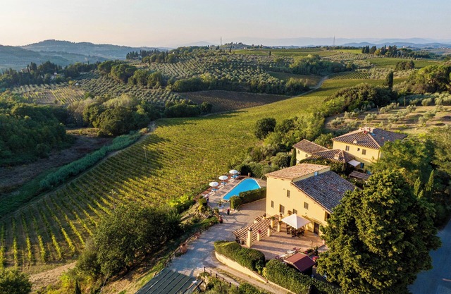 Home with pool and views in Chianti near Florence
