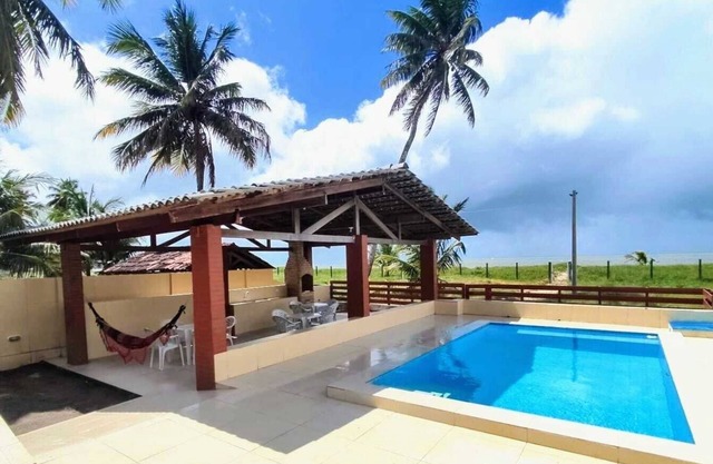House by the sea, with swimming pool