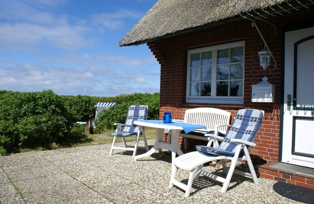 House part in herrl. Dune landscape (Kampen) -gr. Terrace-2 bathrooms-2 bedrooms