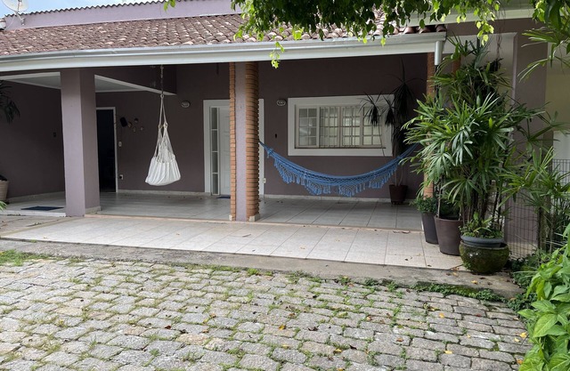 House with barbecue and hifi