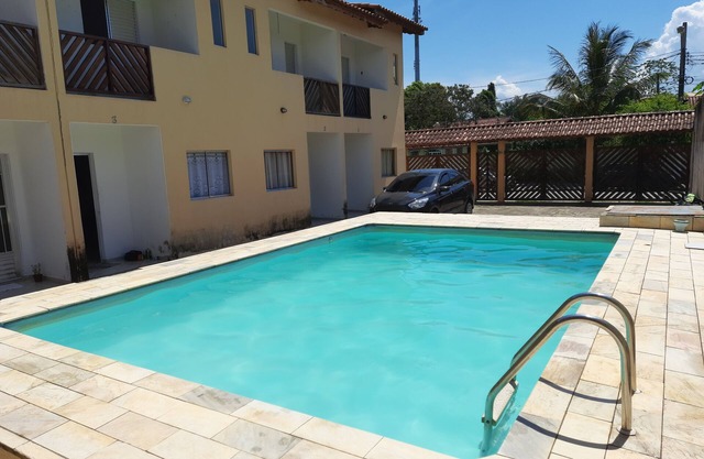 House with pool and barbecue Caraguatatuba in condominium with Wi-Fi