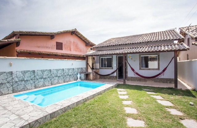House with pool/barbecue in unamar Cabo Frio