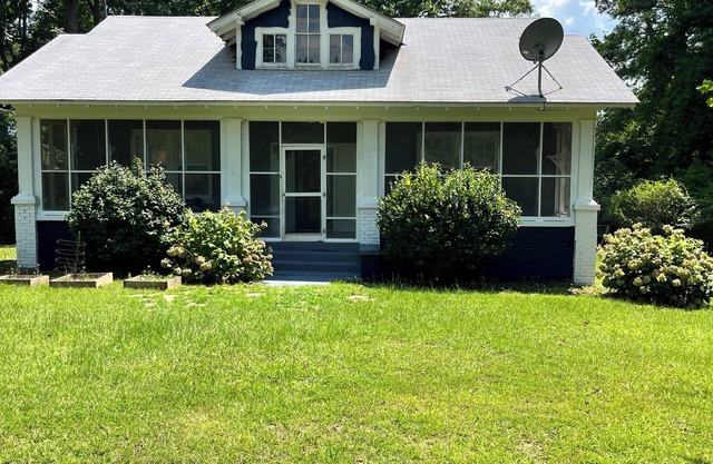 Hunting cabin in the national forest