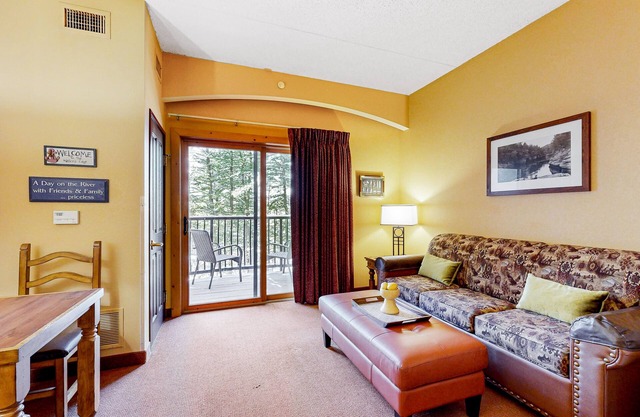 Ideally located condo with scenic balcony, on-site golf, W/D, & central AC