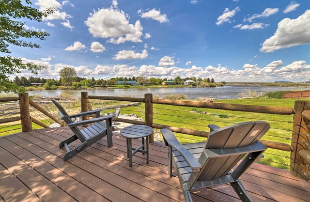 Idyllic Idaho Falls Retreat w/River Views!