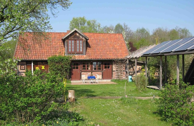 In a quiet village set-up on fantastic garden and forest area
