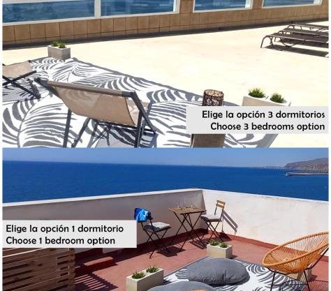 Increíble ático con vistas a la bahía de Almería