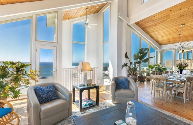 Incredible Ocean Front Home with 3 Master Suites and Secluded Beach