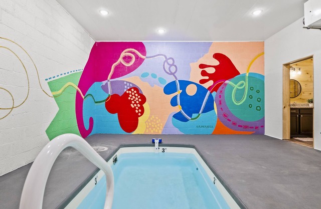 Indoor Heated Pool, Hot Tub, Laser Tag, Arcades, Grill, Deck