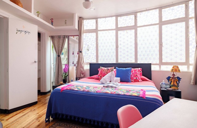 ITZAE BUGAMBILIA POLANQUITO WALKS TO THE AUDITORIUM DOGS OK