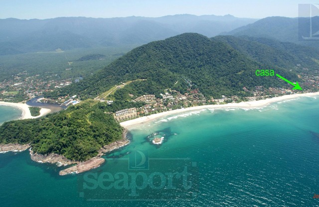 Juquehy Sea Front Condominium 62: best location on the beach